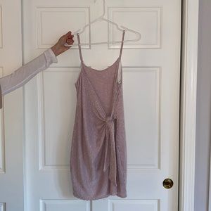 Knotted lilac dress from All in Favor. Super cute and soft!